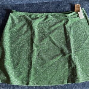 PINK Victoria's Secret Green Mini Skirt